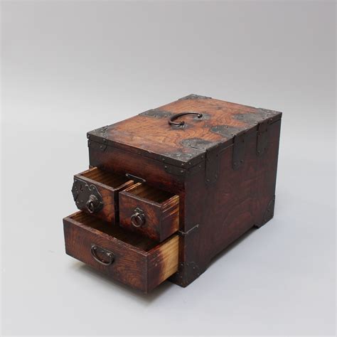 Wooden Antique Japanese Boxes for sale 